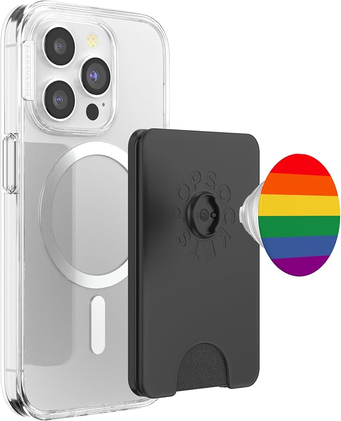 CJ Grips Rainbow Colors LGBT Pride Flag PopGrip for iPhone 11