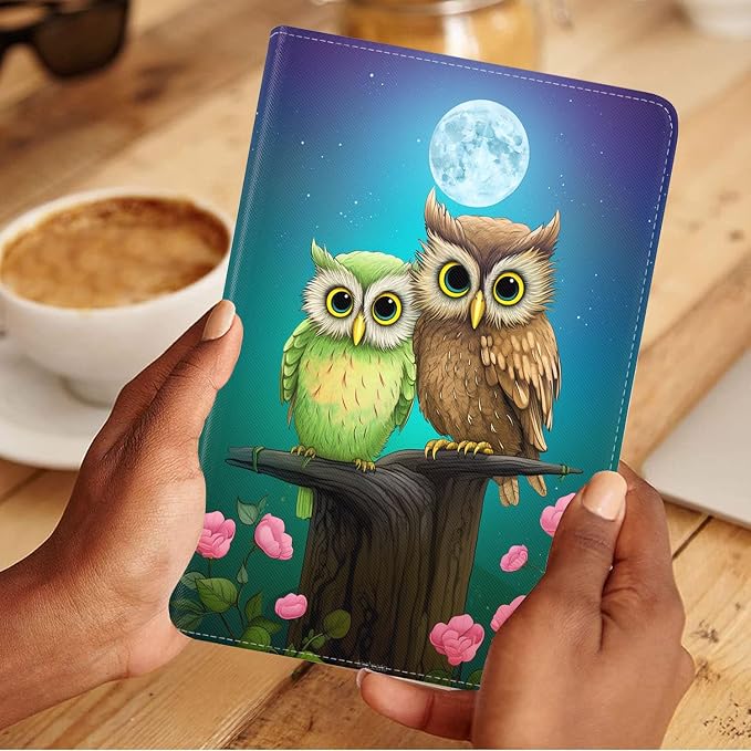 Case for Samsung Galaxy Tab A 8.0 2019 (SM-T290/T295/T297) Slim Lightweight PU Leather Stand Cover with Auto Wake/Sleep for Galaxy Tab A 8.0 Inch Abstract Watercolor Art Dogs
