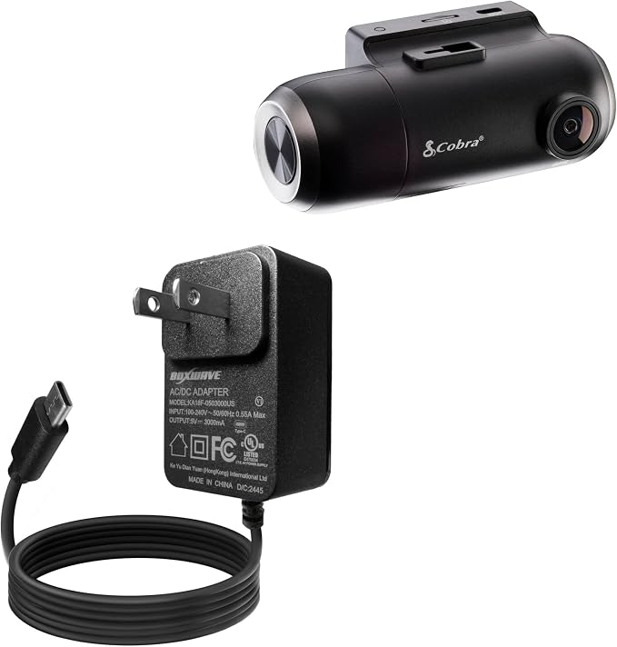 BoxWave Charger Compatible with Cobra SC 201 - Wall Charger Direct (15W) Rapid Charge Your Device with Built-in 3ft Cable