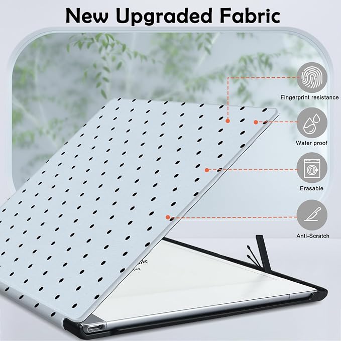 Case for Remarkable 2 Paper Tablet 10.3 2020 ReleasedLightweight and Hard Back Shell Protective Book Folio Cover with Built-in Pen HolderComes with Remarkable 2 Pen Tips.