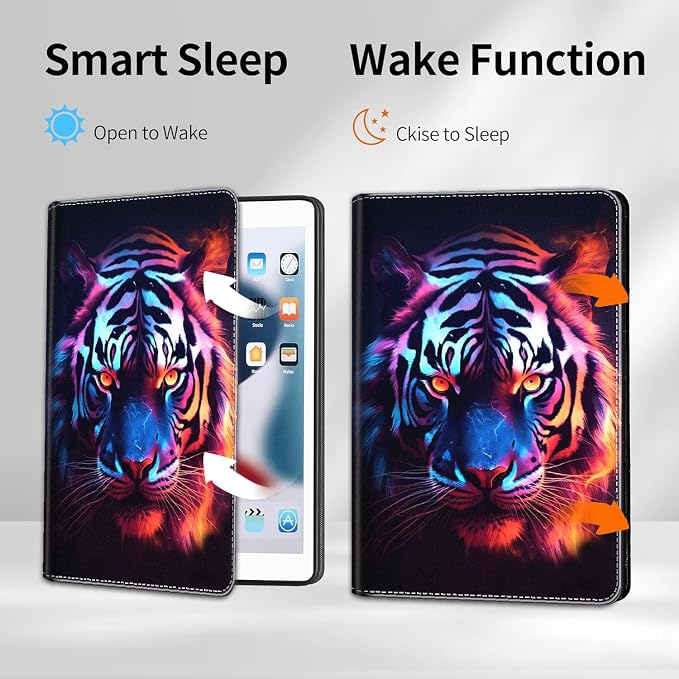 Case for iPad 10.2/10.5，iPad 9th/8th/7th Gen，for iPad 10.2 inch 2021/2020/2019/iPad Air 3rd Gen/Pro 10.5 - Slim Fit Standing Cover with Auto Sleep/Wake，Enchanted Forest 2