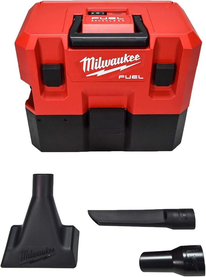 Milwaukee 0960-20 M12 FUEL Brushless Lithium-Ion Cordless 1.6 gal. Wet/Dry Vacuum (Tool-Only)