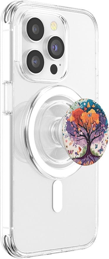 Vibrant Tree of Life | Colorful Watercolor Design PopSockets PopWallet for MagSafe