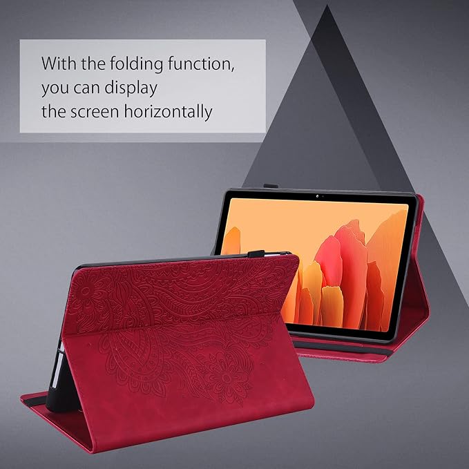 ALILANG Tablet Case for Samsung Galaxy Tab S2 9.7 inch (SM-T813/T815 /T819) with Stylus Multiple Viewing Angles Premium PU Leather Stand Cover Galaxy Tab S2 9.7 Case-Brown
