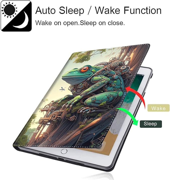 Case for New iPad (A16) 11th Generation 11 Inch 2025for iPad 10th Generation 2022 10.9 Inch Multi-Angle Stand Smart Cover Shockproof with Auto Wake/Sleep Baby Dragon