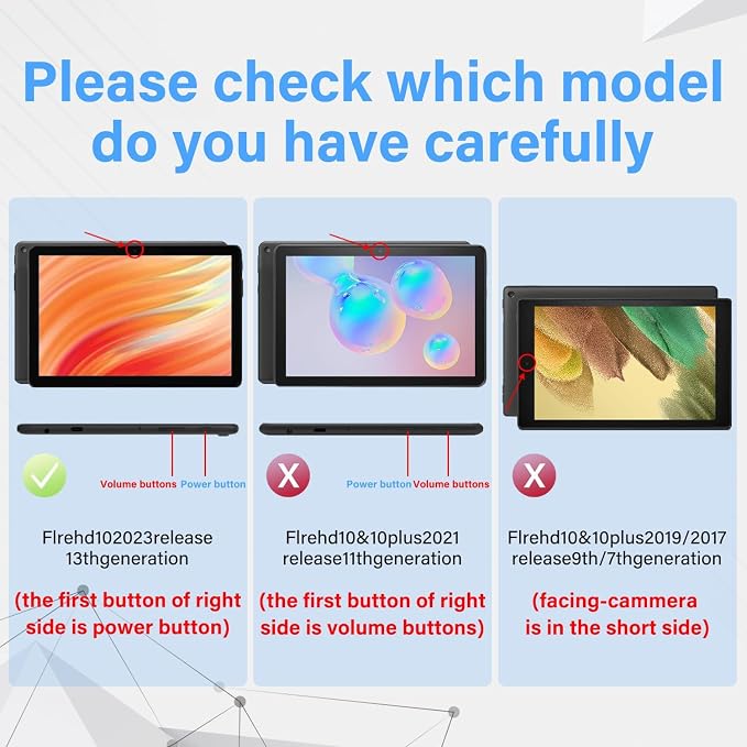 for 2023 Release Tablet Flre HD 10 &amp HD 10 Plus Case | 13th Generation Heavy Duty Dual Layer Shockproof Impact Resistance Protective Case with Kickstand for Kids