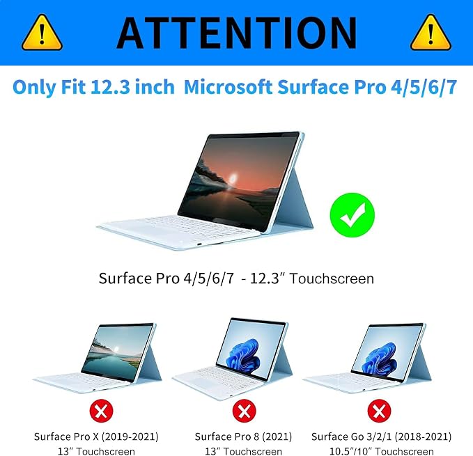 for Microsoft Surface GO 3/GO 2 Case with Adjustable Stand &amp Auto Wake/Sleep PU Leather Slim Smart Protect Cover - African Women Red Hair