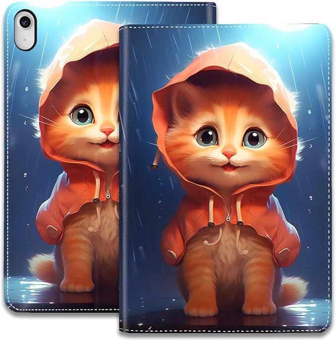 Case for iPad (A16) 11th Generation 11 Inch 2025 / iPad 10th Generation 10.9 Inch 2022 Ultra-Thin Multi-Angle Protective Cover with Auto Sleep/Wake A Dark Horse