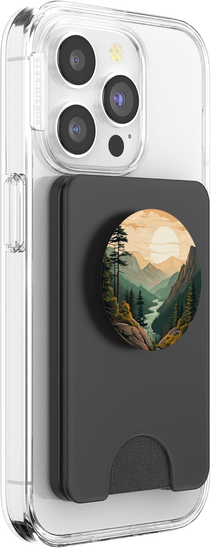 Mountains Wilderness Forest Hiking Pine Tree Nature PopSockets Adhesive PopGrip