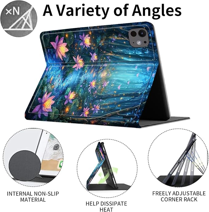 Case for iPad (A16) 11th Generation 11 Inch (2025)/ iPad 10th Generation 10.9 inch 2022Slim PU Leather Smart Cases Covers with Auto Wake/Sleep-Beast Roared