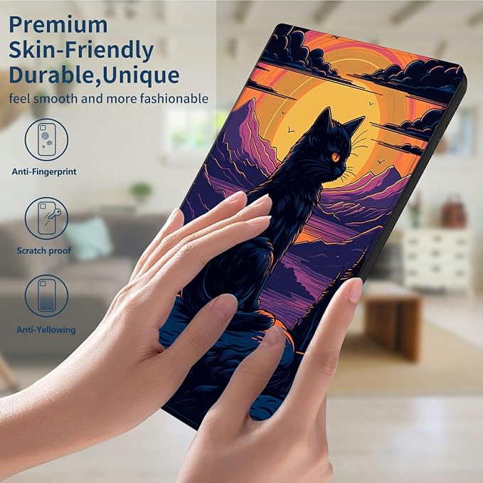 Slim Case for Amazon Kindle Fire Max 11 Case (13th Generation 2023 Release) 11 PU Leather Folio Stand Adjustable Smart Cover with Auto Wake/Sleep for Kindle Fire 11 TabletA American Flag Skull