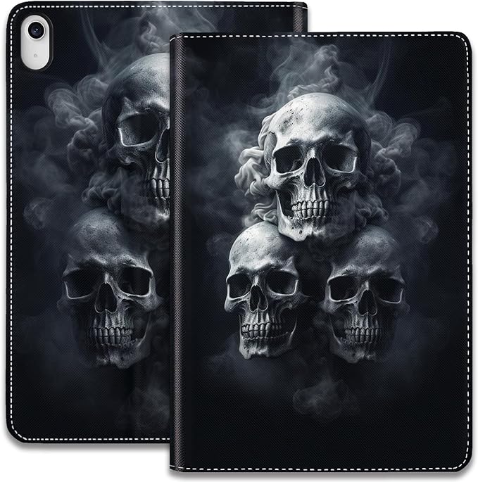 Case for iPad (A16) 11th Generation 11 Inch 2025 / iPad 10th Generation 10.9 Inch 2022 Ultra-Thin Multi-Angle Protective Cover with Auto Sleep/Wake A Dark Horse