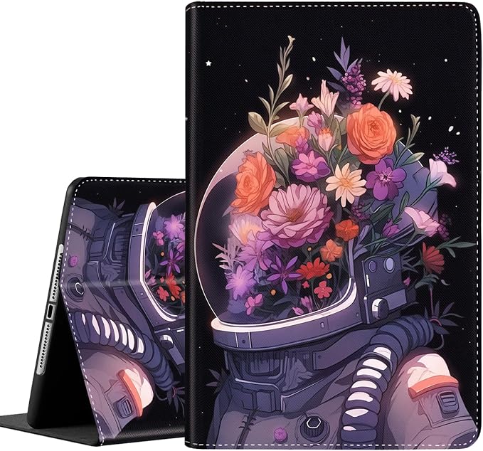 Case for iPad Pro 11 Inch 2022/2021/2020 (4th/3rd/2nd Gen) for iPad Air 5th / 4th Generation 10.9 Inch (2022/2020) Durable Shockproof Protective Cover，Black Woman Queen Afro Design