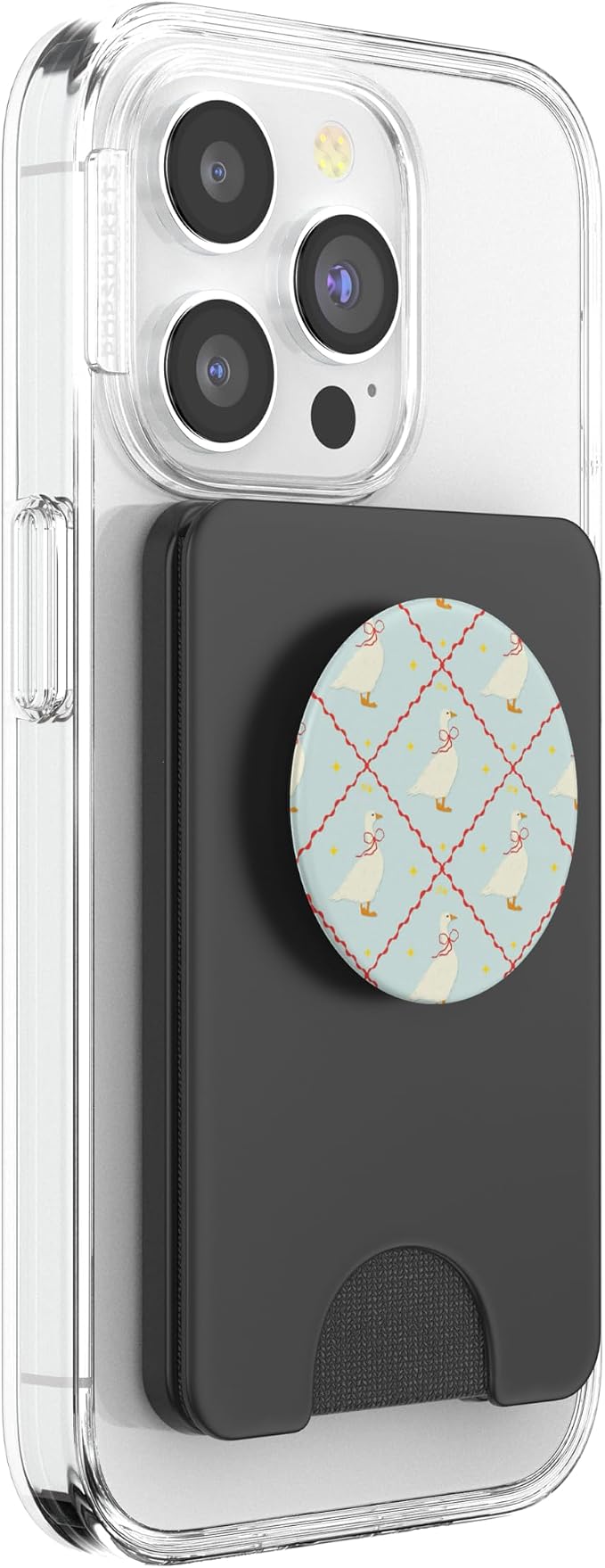 Blue Goose Bow Farm Pattern PopSockets PopGrip for MagSafe