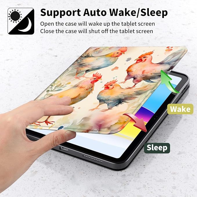 Case for Kindle Paperwhite 12th Generation 7 &amp Kindle ColorSoft Signature Edition – PU Leather with Auto Sleep/Wake Slim Lightweight Protective Cover – Beach Sunset Palms