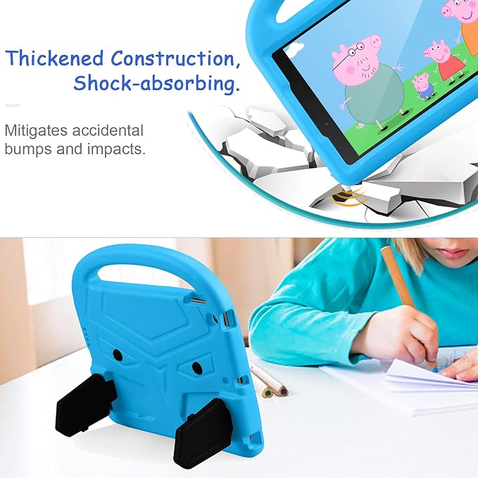 Kids Case for Samsung Galaxy Tab A 8.0 (2019) SM-T290/SM-T295 Techcircle Kid Child Safe Shock Proof EVA Rugged Protective Handle Stand Case for Galaxy Tab A 8.0 SM-T290/SM-T295 Tablet Black