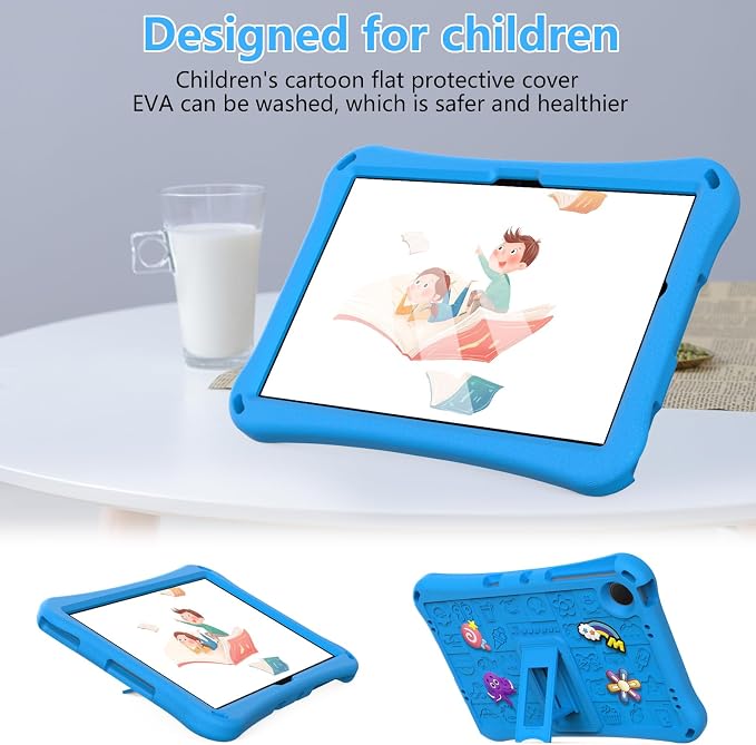 Case for iPad 10.2 Inch 2021/2020/2019/ iPad Pro 10.5 Inch/Air 3rd Gen (2019) Shoulder Strap Kickstand Children Friendly Anti-Scratch Shockproof Case Lightpurple