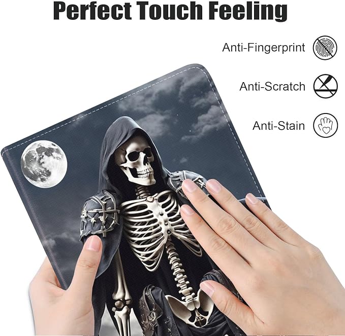 Case for Samsung Galaxy Tab A9 Plus 11 Inch 2023 Model (SM-X210/X216/X218) Premium PU Leather Stand Folio Cover with Auto Sleep/Wake Abstract Colorful Dog