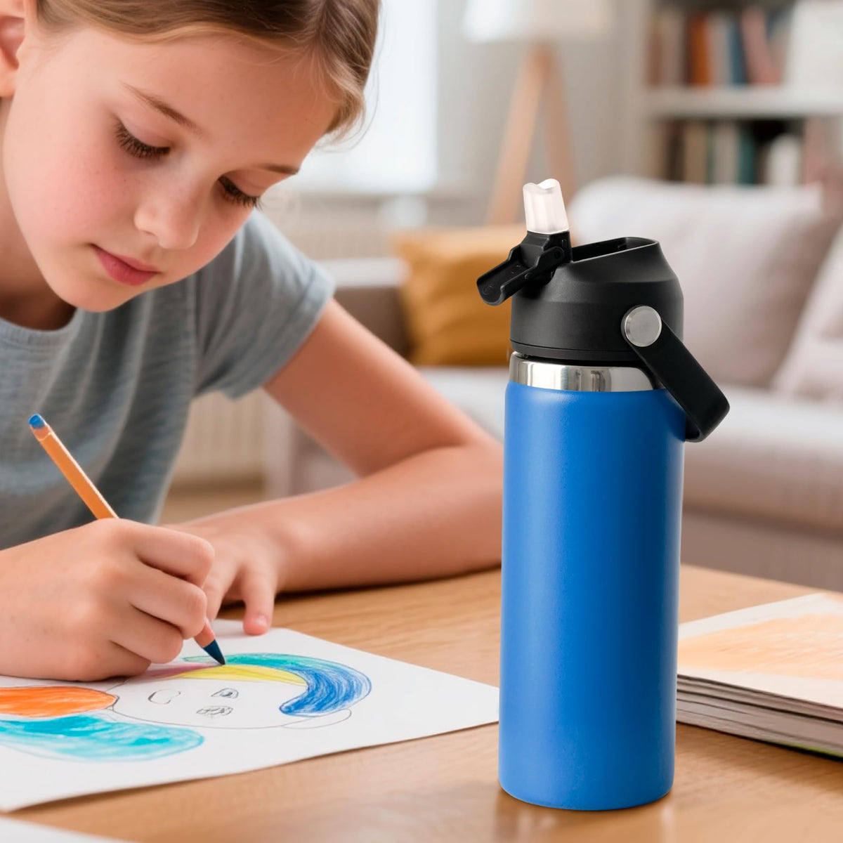 Lid Replacement for Simple Modern Summit 10 oz 12 oz 14 oz 16 oz 18 oz 20 oz 22 oz 24 oz 32 oz 40 oz 64 oz Water Bottle,Straw Lids With Straw For Hydro Flask,Thermoflask,Takeya, BPA Free,LeakProof c