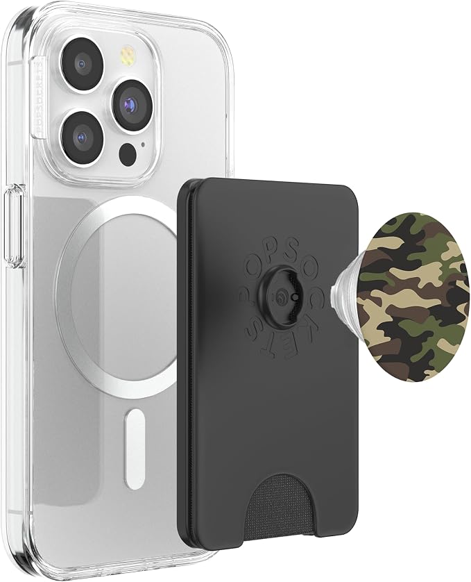 Woodland Camo Popsocket Military Camouflage PopSockets Camo PopSockets Adhesive PopGrip