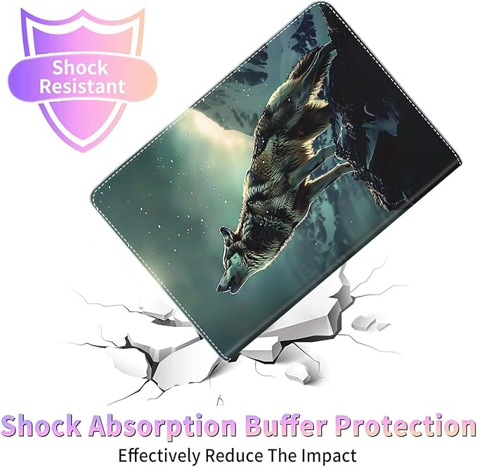 Case for iPad 10th Generation (2022 Release) 10.9 Inch Durable Shockproof Protective Cover for New iPad 10th gen 10.9 2022 Elephant Sunflower