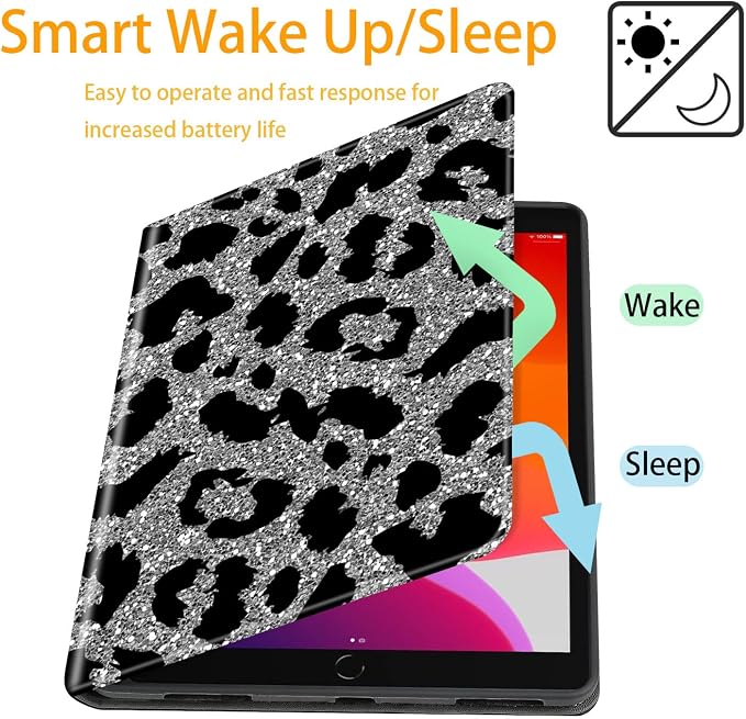 Case for iPad 10.2-inch (2021/2020/2019)/ iPad Air 10.5 2019 / iPad Pro 10.5 Multi-Angle Bracket with Automatic Sleep/Wake Protection Case - Babe We Got This