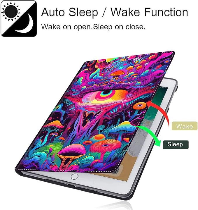 Case for New iPad (A16) 11th Generation 11 Inch 2025for iPad 10th Generation 2022 10.9 Inch Multi-Angle Stand Smart Cover Shockproof with Auto Wake/Sleep Baby Dragon