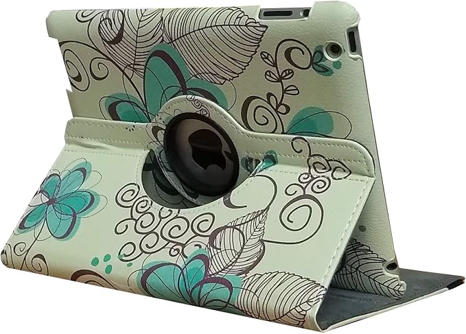 Case for iPad 9.7 2018/2017 Rotating Stand Smart Magnetic Auto Wake Up/Sleep Cover for A1893 A1954 A1822 A1823 MP2G2LL/A MP2J2LL/A MPGT2LL/A MPGW2LL/A MP2F2LL/A MP2H2LL/A (Crocodile)
