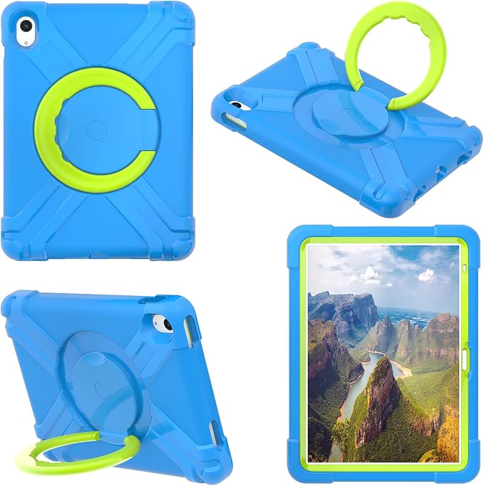 AKABEILA Compatible with Amazon Fire HD 8 2020/2022 Tablet Case，Rugged Kids Case with Stand Lightweight Shockproof Kids Friendly Tablet Cover Black