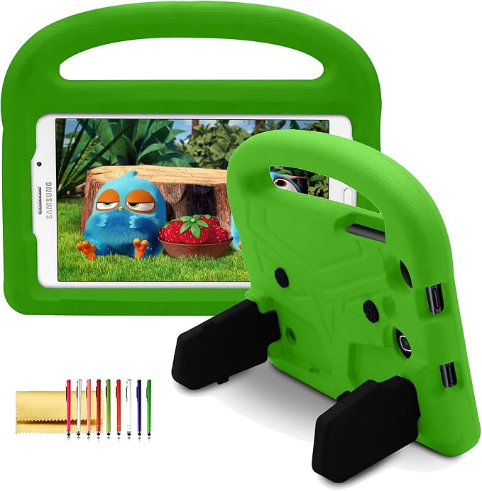 Kids Case for Samsung Galaxy Tab A 8.0 (2019) SM-T290/SM-T295 Techcircle Kid Child Safe Shock Proof EVA Rugged Protective Handle Stand Case for Galaxy Tab A 8.0 SM-T290/SM-T295 Tablet Black