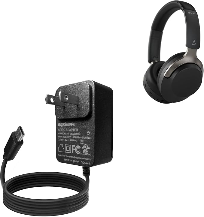 BoxWave Charger Compatible with Creative Labs Zen Hybrid SXFI - Wall Charger Direct (15W) Rapid Charge Your Device with Built-in 3ft Cable