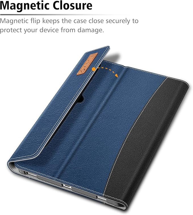 Fintie Portfolio Case for Samsung Galaxy Tab S8/Tab S7 11 Inch | Multiple Angles Business Cover with Pocket Built-in S Pen Holder Auto Sleep/Wake Dreamy Marble
