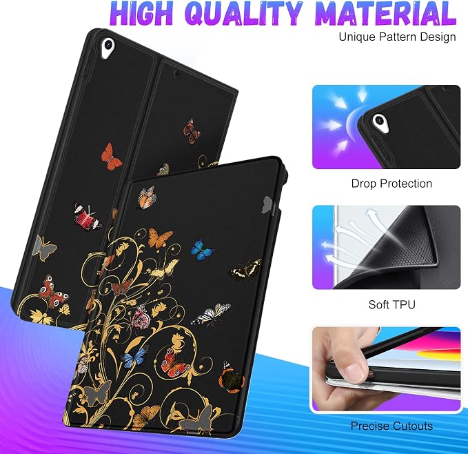 Uppuppy for iPad Air 3rd Generation Case for Apple iPad Pro 10.5 Inch Case Cute Kids Girls Women Girly Kawaii Teens Strawberry Pretty Unique Design Cover for iPad Air 3 Gen 2019 Pro 10.5 Cases