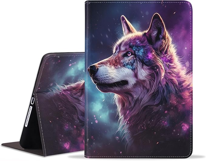 Case for Samsung Galaxy Tab S10 Lite/ S10 FE/ S9 FE 5G 10.9 Inch/ S9 11 Inch - Slim PU Leather Folding Stand Folio Cover with Auto Sleep/Wake - African American Girl