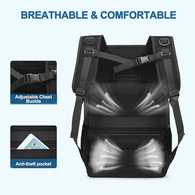 MOSISO Cooler Backpack, 40 Cans Large Capacity Leakproof Insulated Soft Backpack Cooler, Portable Lightweight Beach Cooler Bag for Men Women, Waterproof Lunch Bag for Picnics Camping Hiking