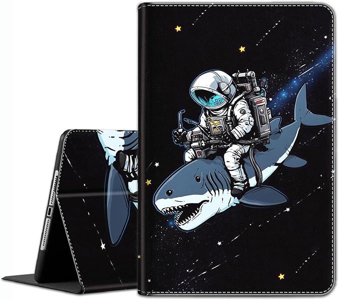 Case for iPad A16 11th Gen 11 Inch (2025) 10th Gen 10.9 Inch (2022) Model A3354 A3355 A3356 A2696 A2757 A2777 ，Slim Fit Standing Cover with Auto Sleep/Wake，Frog Playing Guitar