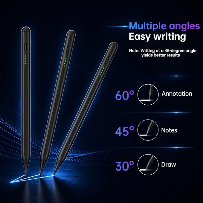 Stylus Pen for Galaxy Tab A11 Plus WithoutBluetooth for Samsung Galaxy Tab A11 A9+ A9 A8 A7 Lite Stylus Pen Replacement Fast Charge+Free 2 Tips (Black)