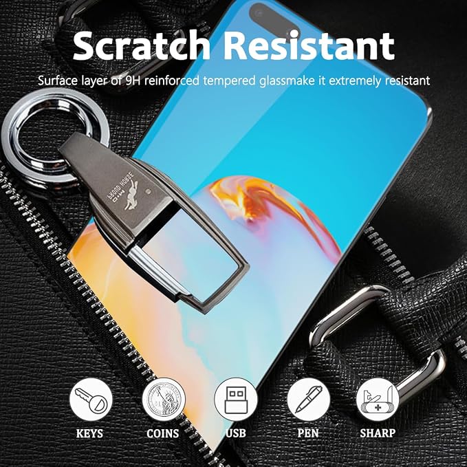 for iPhone 17 Pro Max Back Screen Protector Flexible Film Not Glass with Camera Lens Protector 2+2 Pack Self-Healing Anti Scratch HD Clear Soft TPU Protective Hydrogel Film