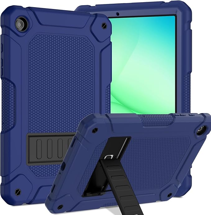 BMOUO Case for Samsung Galaxy Tab A11+ Plus/A9+ Plus 11 Inch 2026/2024 Heavy Duty Shockproof Rugged High Impact Protective Galaxy Tab A11 Plus/A9 Plus Case Black