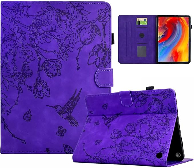 Case for Kindle Fire HD 10 &amp Fire HD 10 Plus 13th/11th Generation 2023 2021 | Synthetic Leather Flip Folio Stand Cover with Auto Wake/Sleep for Kindle Fire HD 10 &amp Fire HD 10 Plus Beach