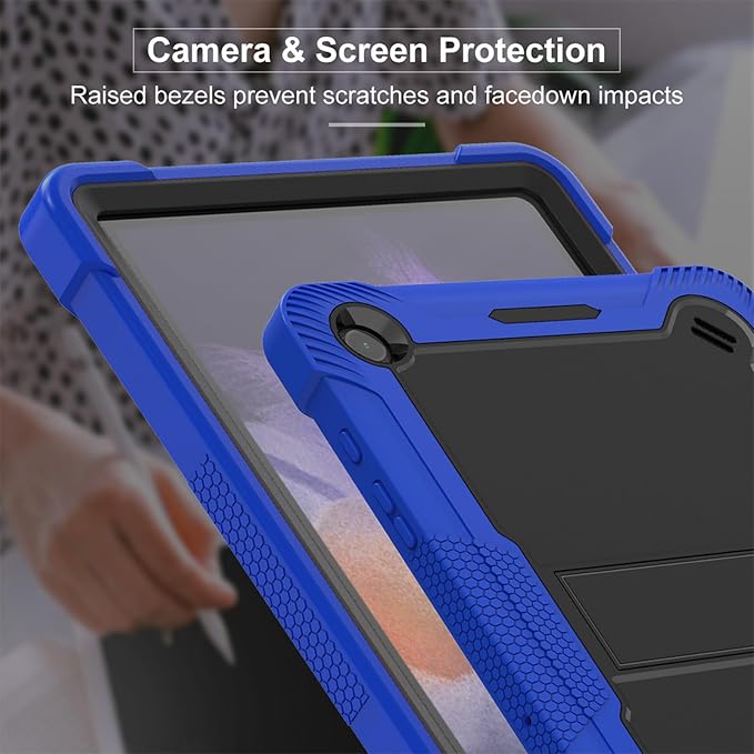 Case for T-Mobile REVVL Tab 2 Android 15 Tablet 10.1 inchHeavy Duty Shockproof Protective Cover with KickstandKids Friendly4 Corners Thicken ShockproofBlack