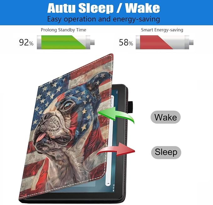 Case for Amazon Kindle Fire HD 10 Tablet (10.1 inch 9th/7th Generation 2019/2017 Release) Slim PU Leather Stand Folio Cover with Auto Wake Sleep Abstract Paint Butterfly