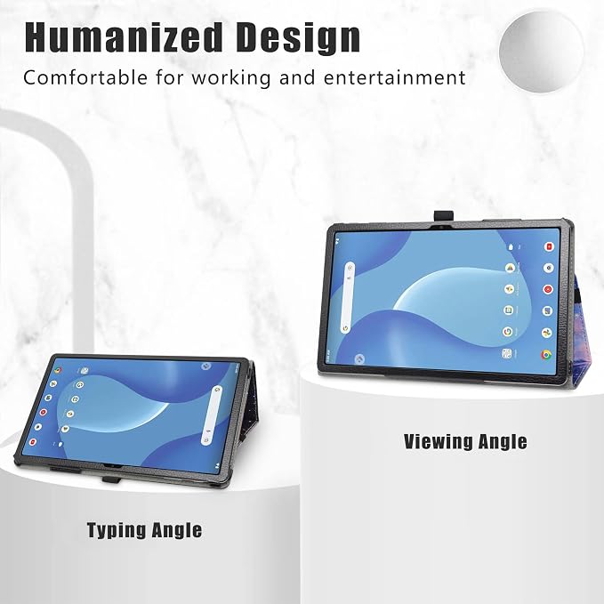 LiuShan Compatible with Onn 10.4 Tablet Pro Case 2023PU Leather Slim Folding Stand Cover for Onn 10.4 inch Tablet Pro Tablet (2023 Model No.100110603)Black