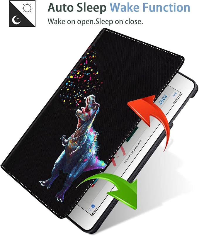 Case for iPad (A16) 11th Generation 11 Inch (2025) iPad 10th Generation 10.9 Inch (2022)，Slim Fit Foldable Standing Cover Case with Auto Sleep/Wake ，Moth Moon