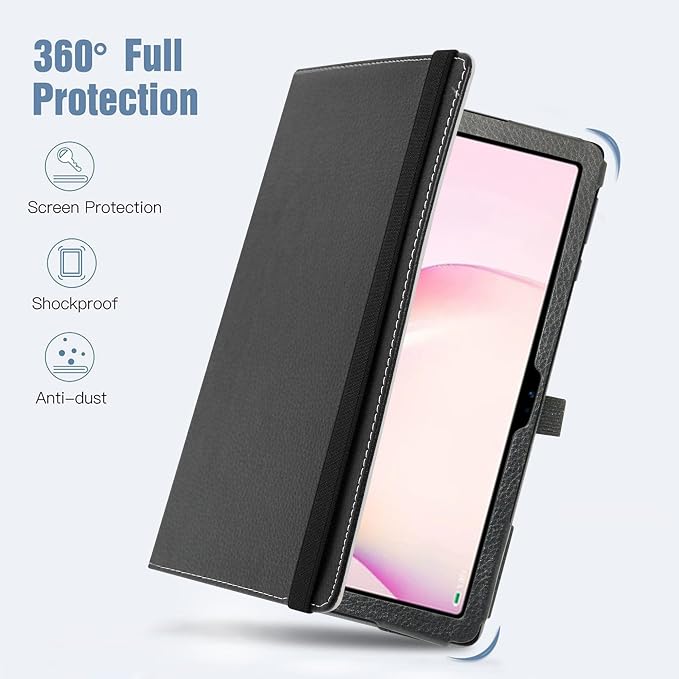MAMA MOUTH for Onn 10.1 inch Rotating Case360 Degree Rotary Stand with Cute Pattern Cover for Onn 10.1 inch (2024 Model:100135925) 10.1 Tablet (JUST Fit Onn 10.1 2024)Black 10002118-1
