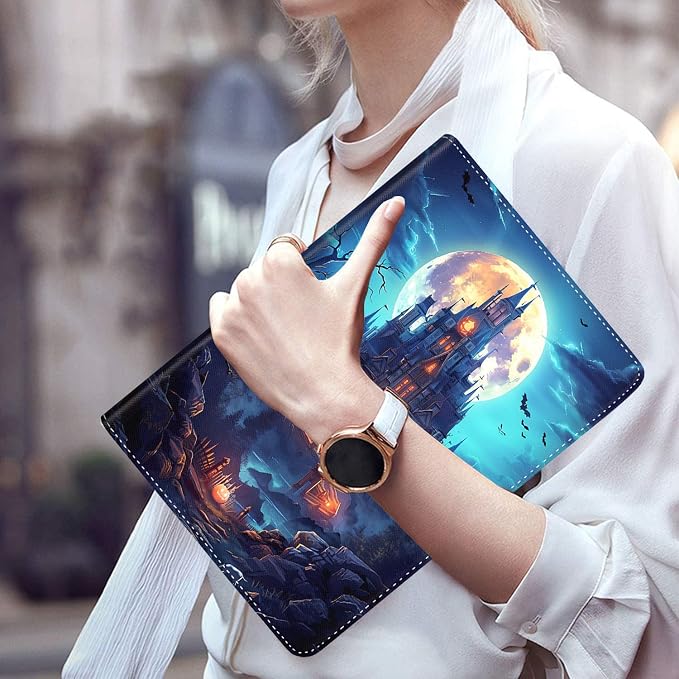 Case for New iPad (A16) 11th Generation 11 Inch 2025for iPad 10th Generation 2022 10.9 Inch Multi-Angle Stand Smart Cover Shockproof with Auto Wake/Sleep ，Starry Sky