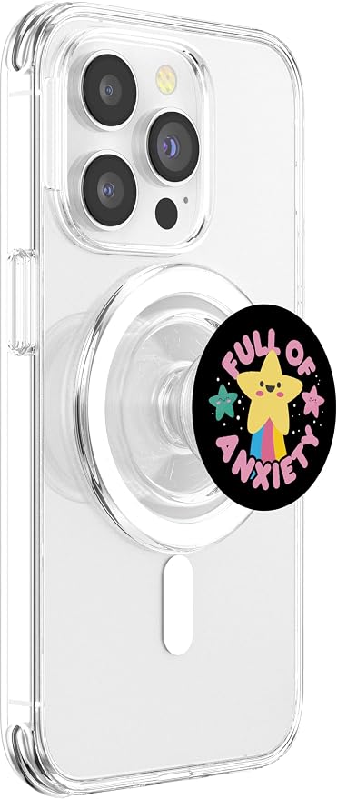 Full of Anxiety Cute Kawaii Kawaii Goth Pastel Goth PopSockets Adhesive PopGrip
