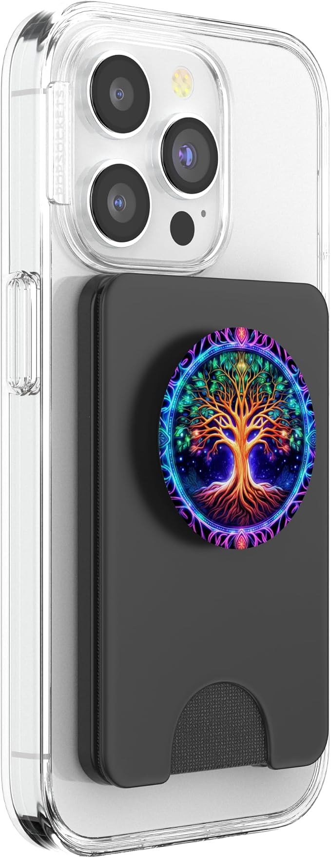 Tree Of Life Yggdrasil Synthwave PopSockets PopGrip for MagSafe