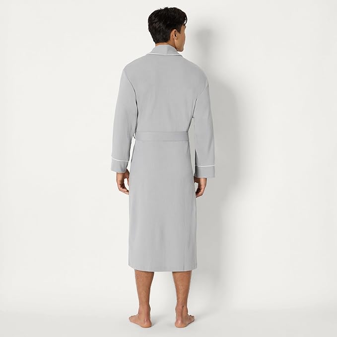Amazon Essentials Men's Lightweight Waffle Bathrobe (Available in Big & Tall)