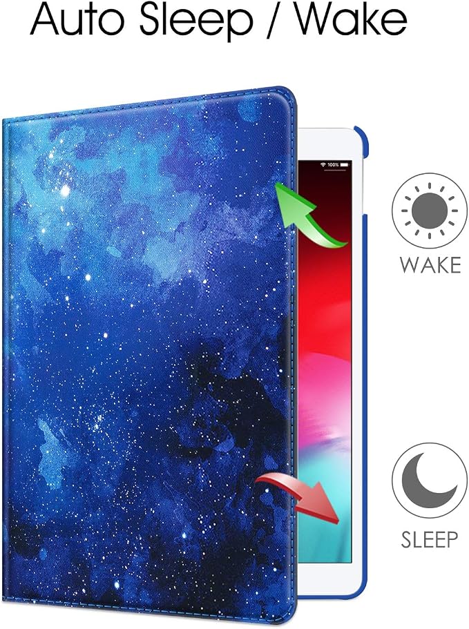 Fintie Rotating Case for iPad Air 3rd Generation 2019 / iPad Pro 10.5 2017 | 360° Swivel Stand Landscape &amp Portrait Viewing Shockproof Protective Cover Pencil Holder Auto Sleep/Wake Black